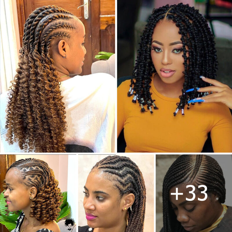 33 PHOTOS: Cornrow Braid Designs + Knotless Braids Styles