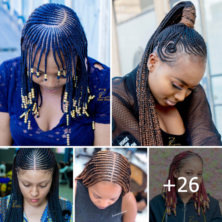 +26 PHOTOS: Cornrow Braid Designs + Knotless Braids Styles