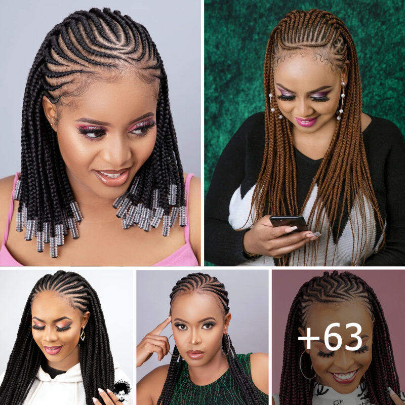 63 PHOTOS: Stylish Braided Ponytails & Feed-in Styles
