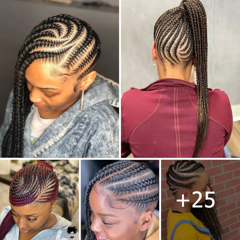 25 PHOTOS: Knotless Braids & Ponytail Styles
