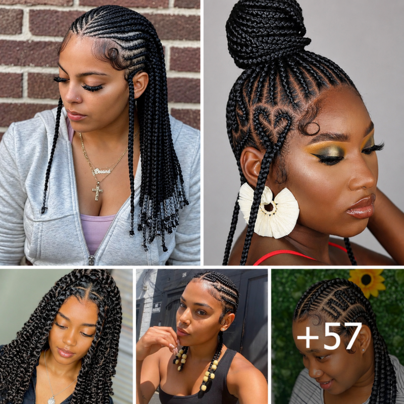 57 PHOTOS: Neat & Stylish Box Braids For Ladies