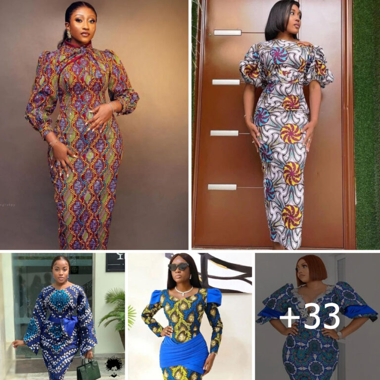 Fascinating Ankara Bodycon Long Gown Styles.