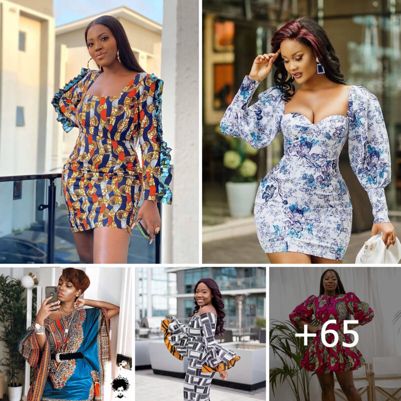 Effortlessly chic, these simple Ankara gowns highlight elegance in every detail.