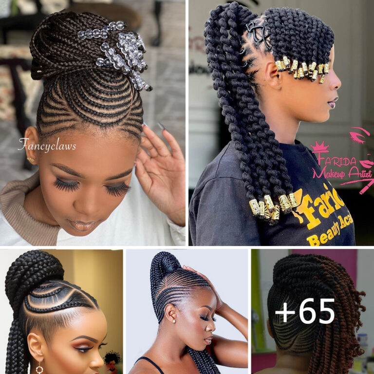 +65 PHOTOS: Nice Looking Cornrow Braids For Ladies