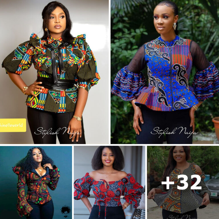 Trending And Fascinating Ankara Blouse Styles For Your Jeans/trousers.