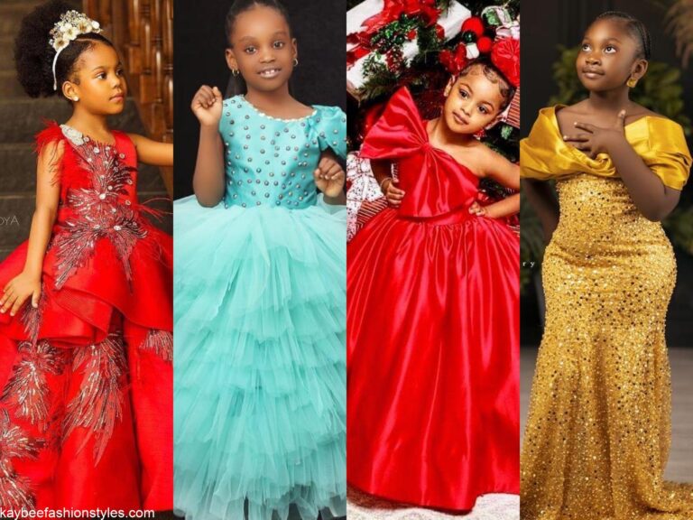 30 Latest Gown Styles for Little Girls in Nigeria