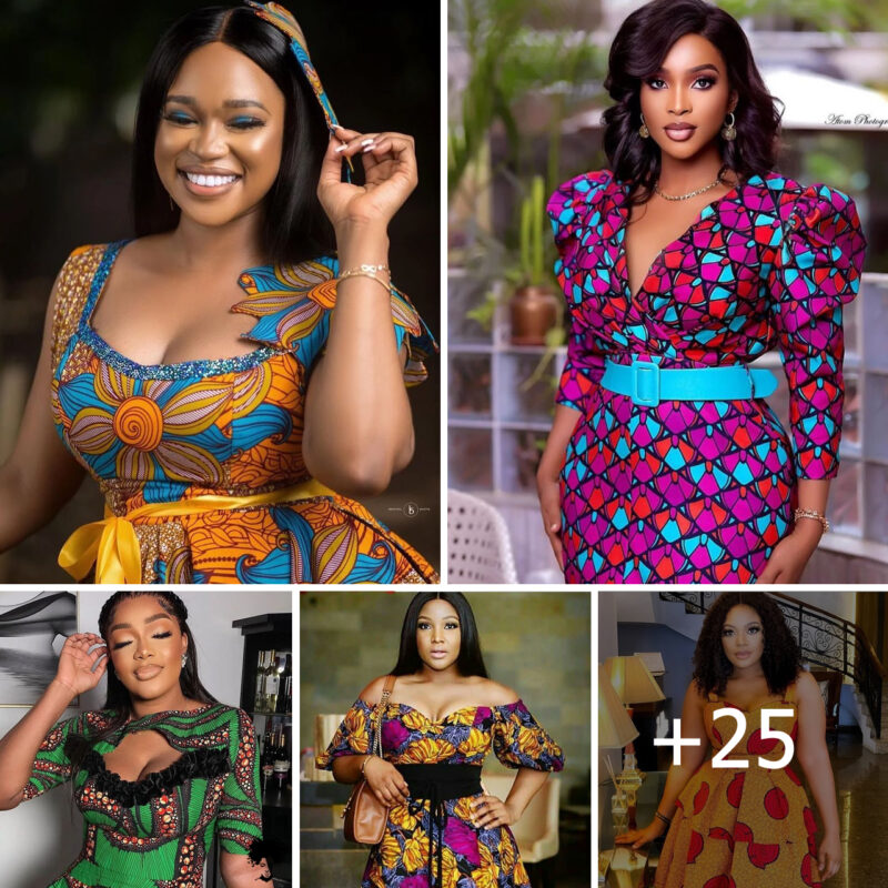 25 Beautiful Ankara Short Gown Style Ideas
