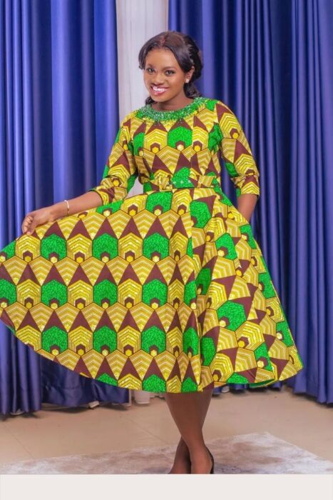 40 Fascinating Ankara Short Gown Dress Styles For A Stylish And Beautiful Look