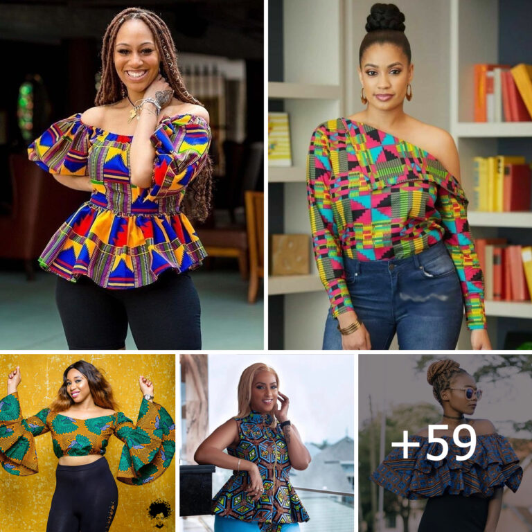 Ankara One Shoulder Tops