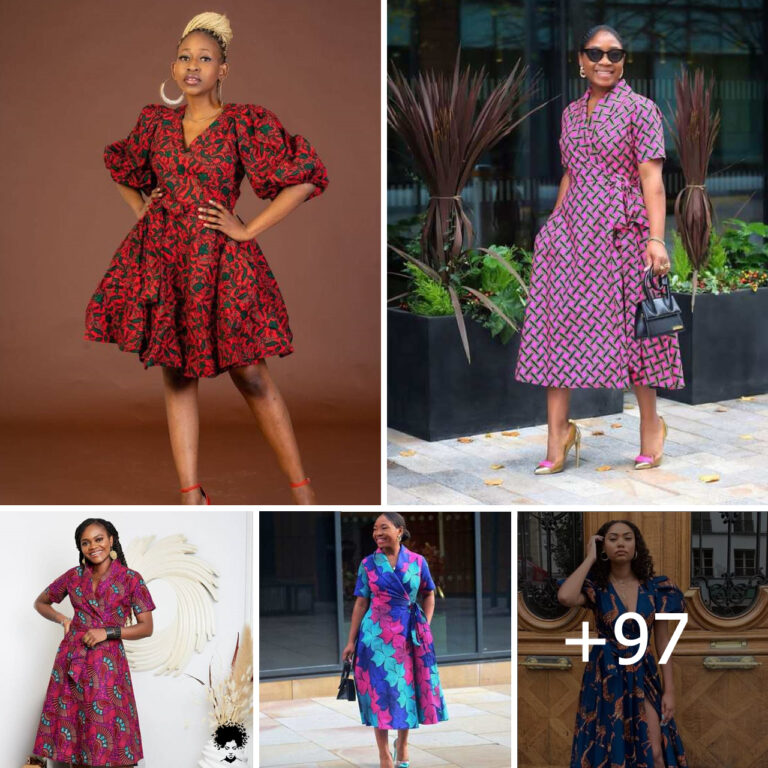 Ankara Wrap Gown Styles For Women