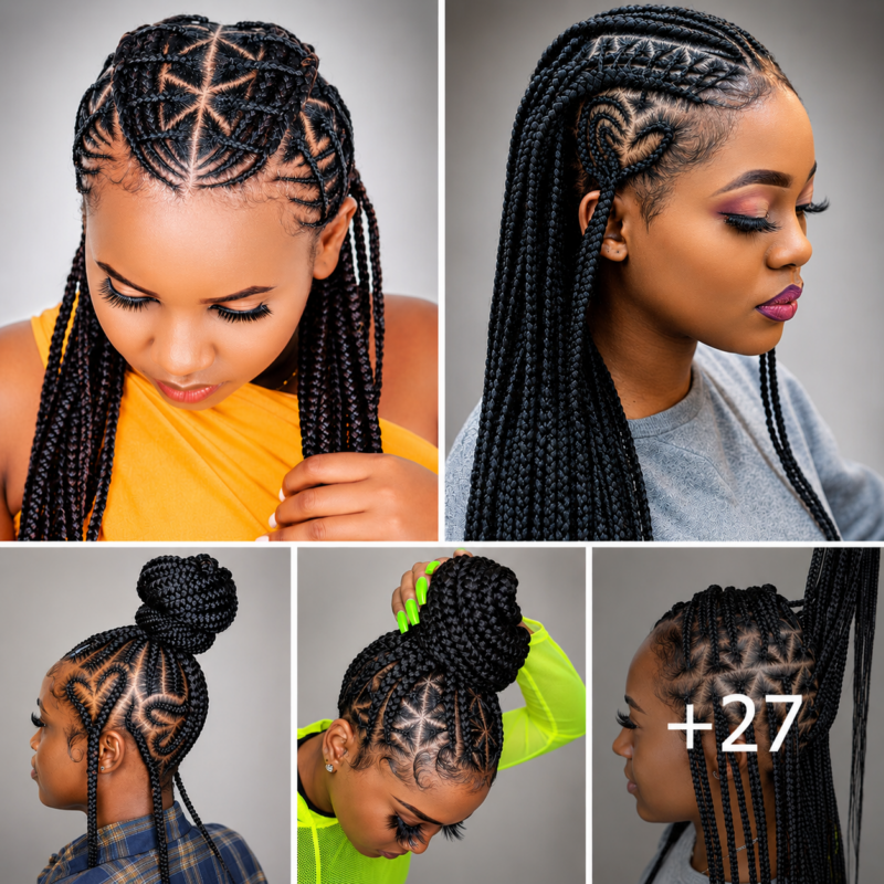 27 PHOTOS: Premium Cornrow Hairstyles For Women