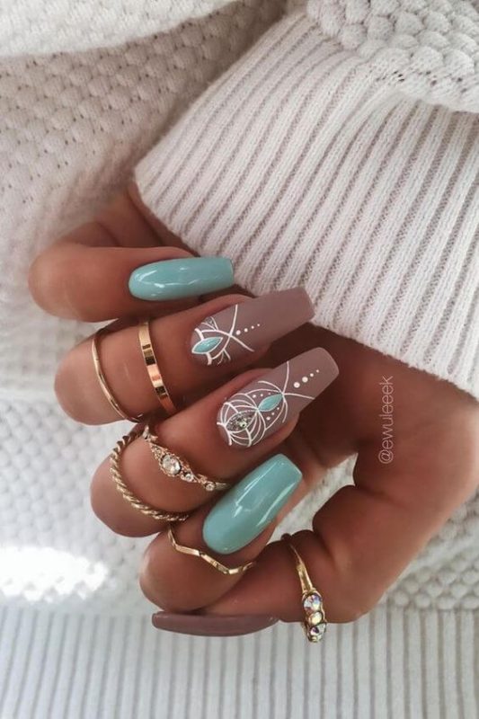 16 Blue Nail Ideas You Must Not Miss In 2024