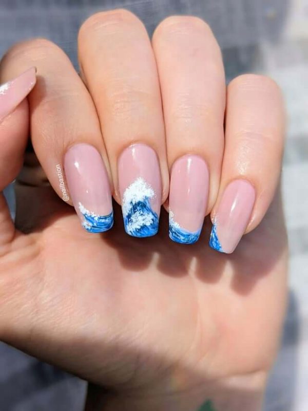 25+ Ocean Nail Designs For Your Next Tropical Getaway