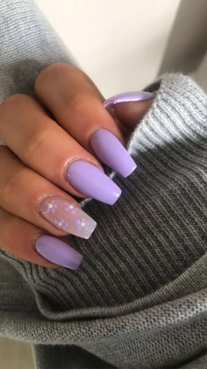 25+ Violet Nail Designs That Will Surely Draw Attention