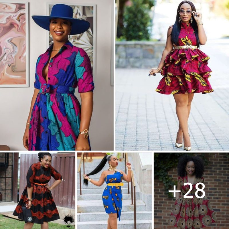 28 Unique Ankara Belted Gowns You Can Wear to the Office