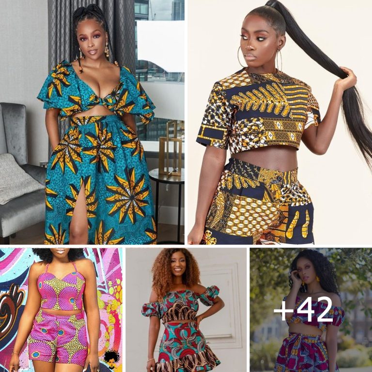 42 Trendy Ankara Co-ord Set Outfits For Ladies