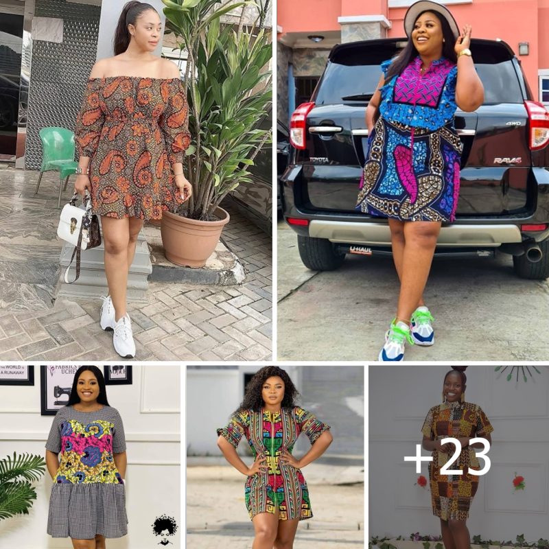 Bold African Ladies Ankara Gown Styles With Sneakers