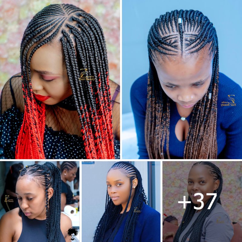 Amazing Ghana Braids Hairstyles That Looks So Cool.