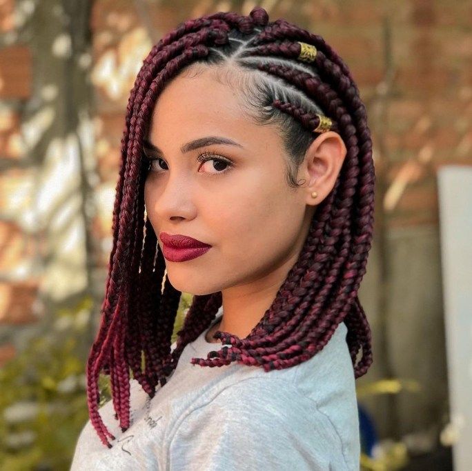 Short Box Braids Hairstyles for Divas 2024 + HWB – Fashion Lifestyle Trends