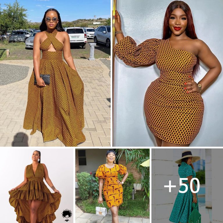 50 Exquisite Ankara Gown Styles for a Stylish 2024 Look