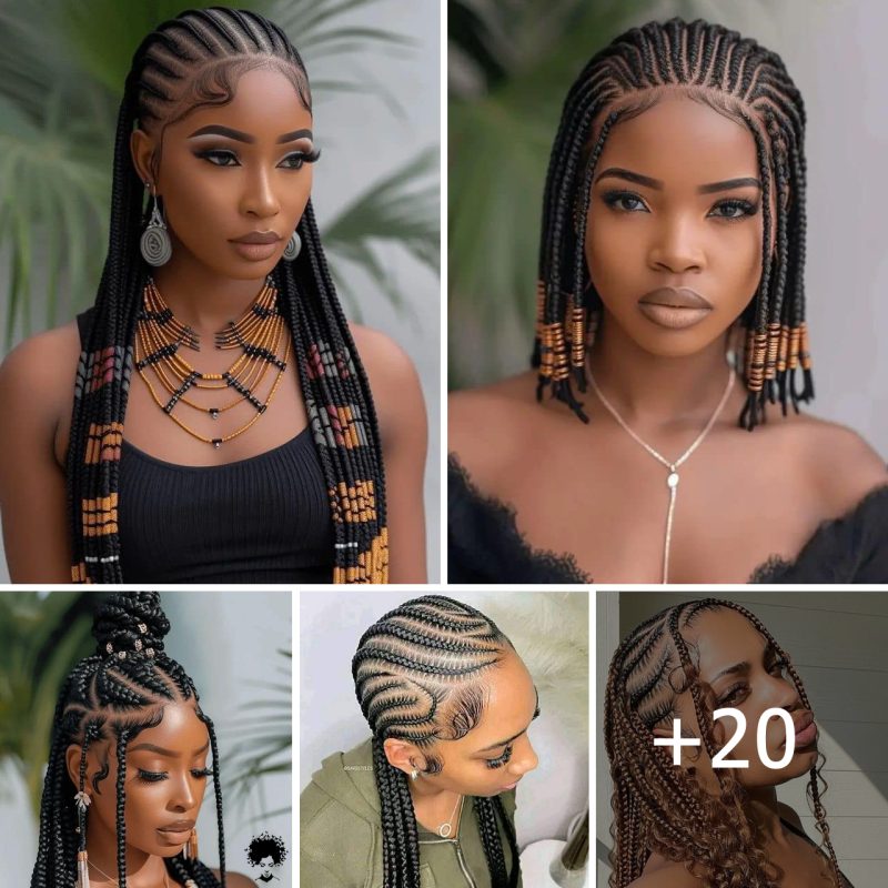 20 Captivating Ghana Braids to Elevate Your Next Photoshoot Look
