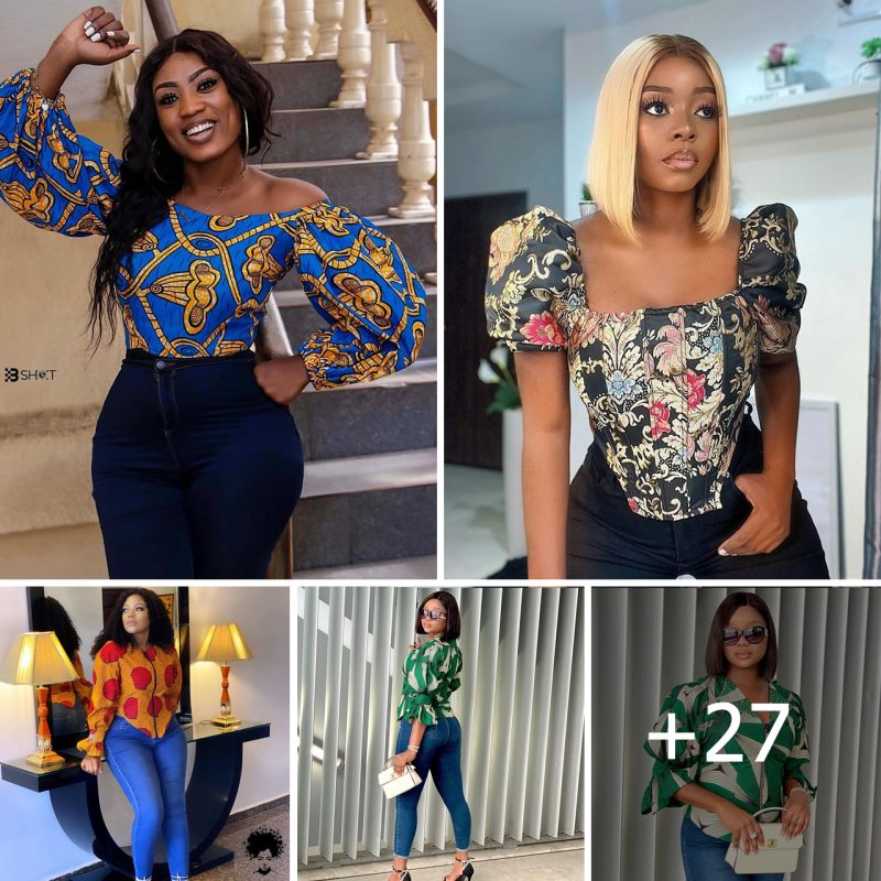 27 PIC: Ankara Skirt & Blouse Styles