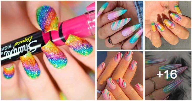 20 Rainbow Nail Designs That Will Be Everywhere In The Summer