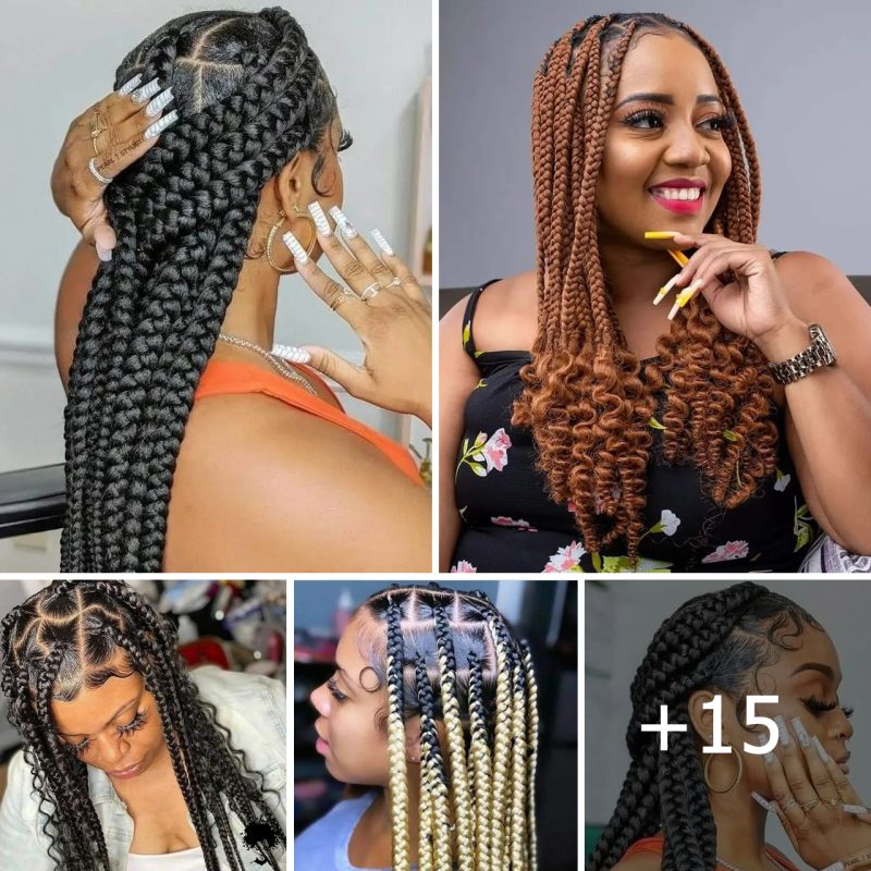 +15 PHOTOS: Jumbo Box Braids & Twists