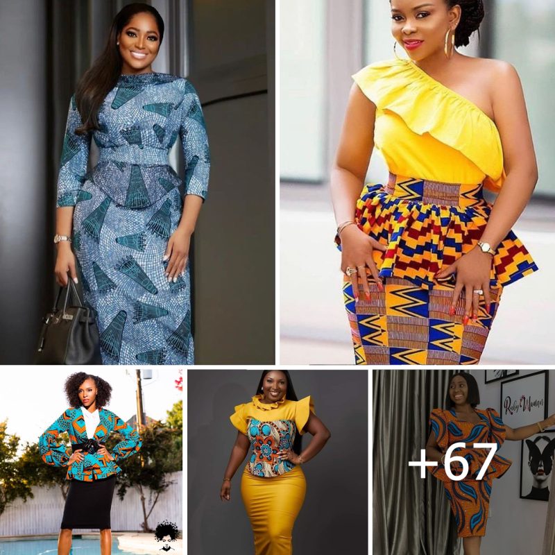 Fashionistas’ Go-To Ankara Skirt & Blouse Designs