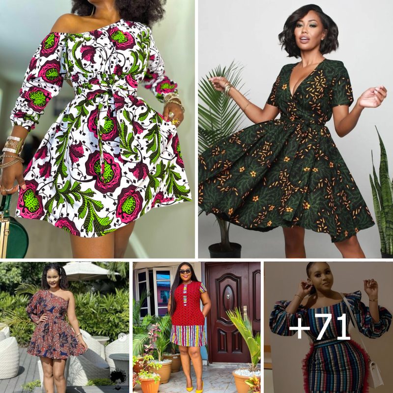 [GALLERY] – Charming Ankara Short Gown Styles For Classy Looks.