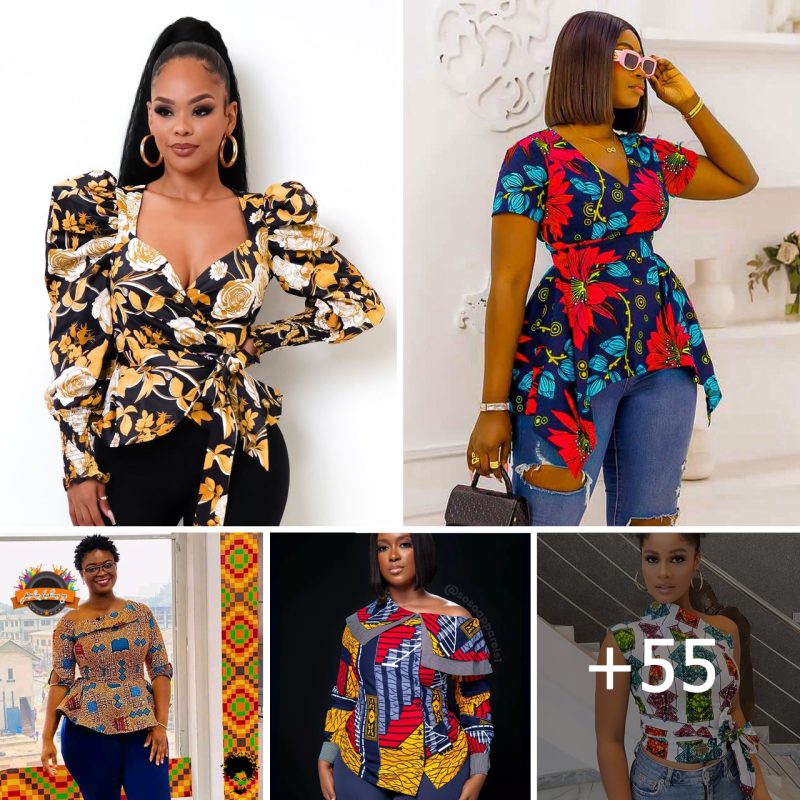 Top Styles For Ankara Peplum Blouses 2024