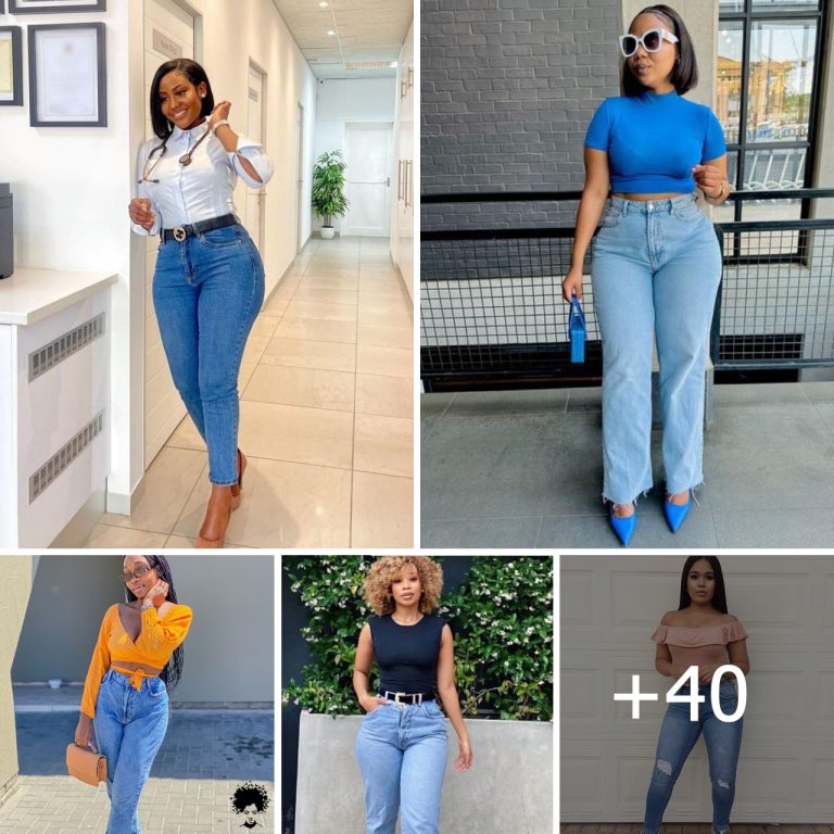 +40 Stylish Ways to Rock Blue Jeans This Season
