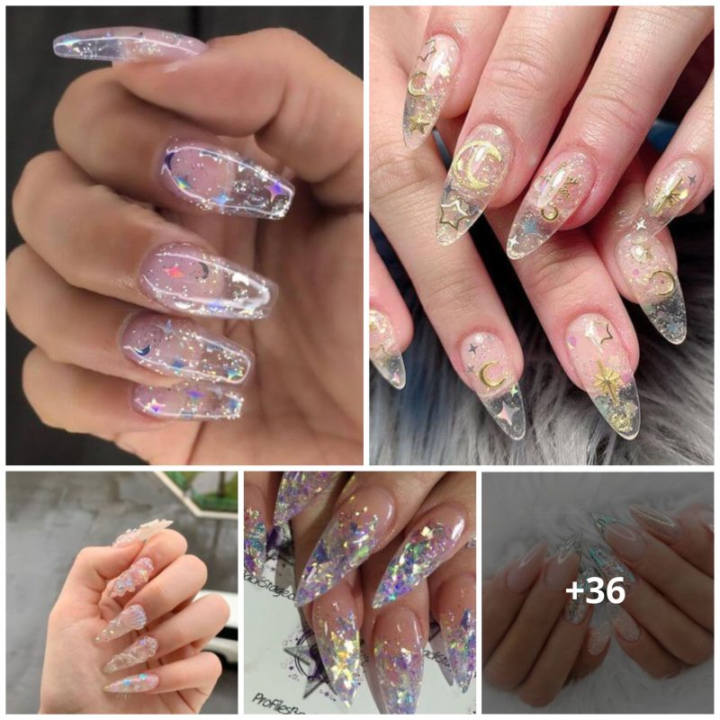 If You Are Obsessed With Cinderella’s Glass Slippers, You Will Fall In Love With These 36 Gorgeous Clear Nails
