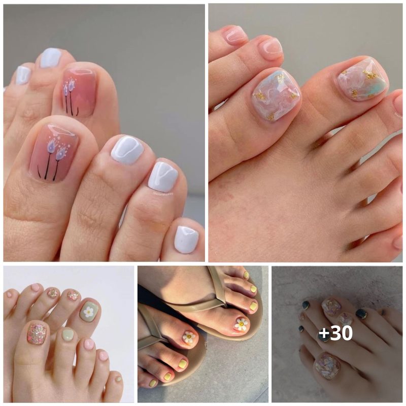 You Should Not Miss These 34 Beautiful Toenail Designs