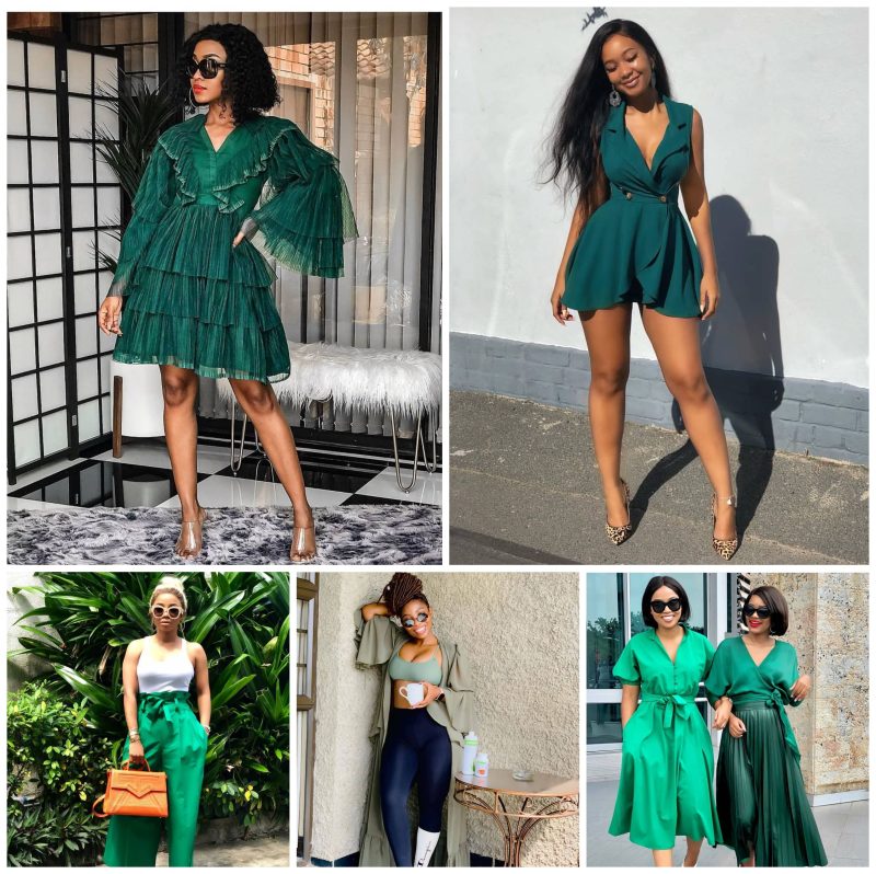 Stylish green outfit ideas for women featuring chic dresses, tailored trousers, and trendy accessories—perfect for bold and refreshing looks.