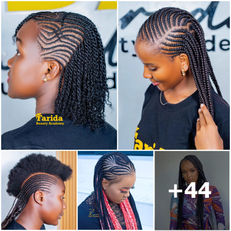 +44 PHOTOS: Cornrow braid designs + Box braids hairstyles ‎