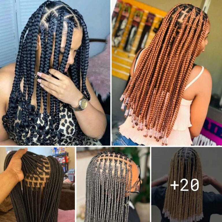 20 PHOTOS: Premium knotless braid patterns