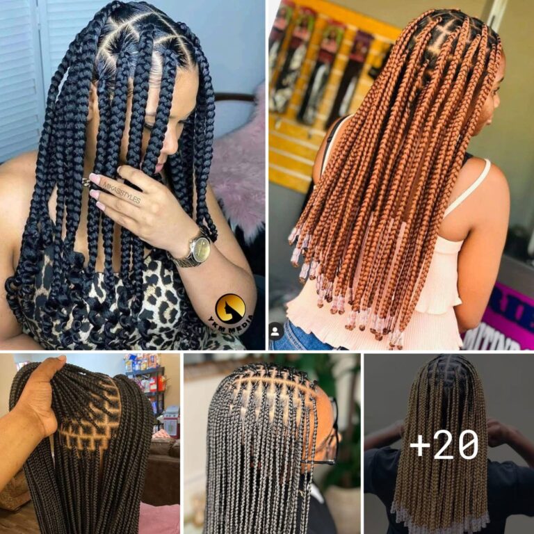 20 PHOTOS: Premium knotless braid patterns