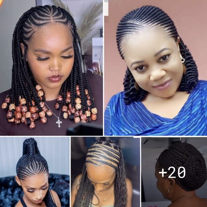 20 PHOTOS: Professional cornrow hairstyles for events