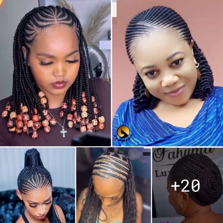 20 PHOTOS: Professional cornrow hairstyles for events