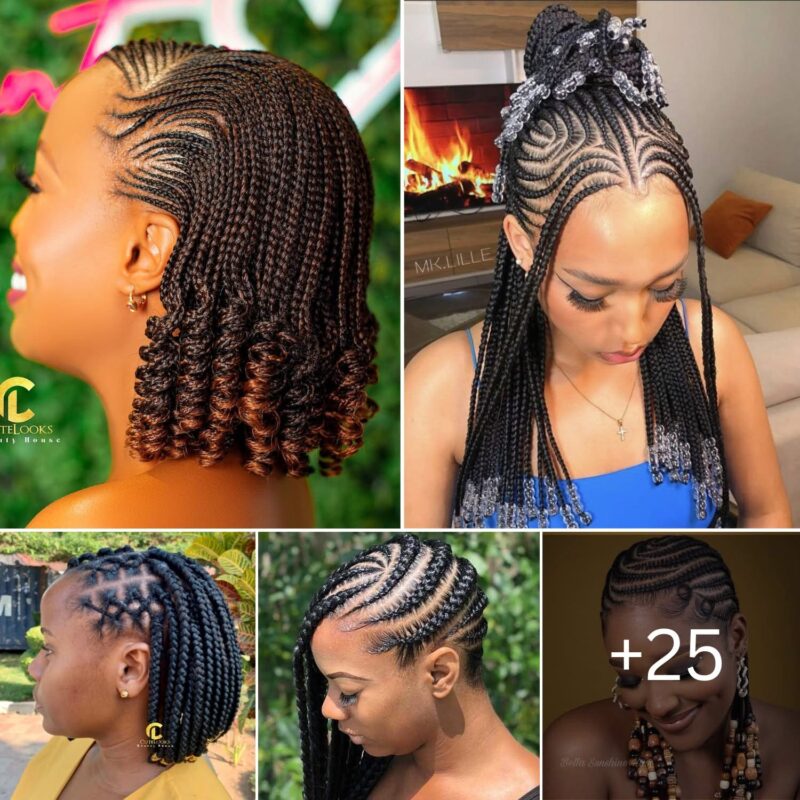 25 PHOTOS: Cornrow braid designs – Knotless braid styles
