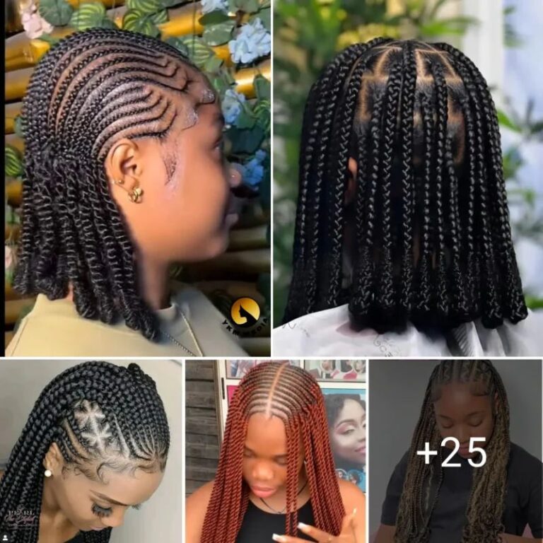 25 PHOTOS: Professional African braids for women
