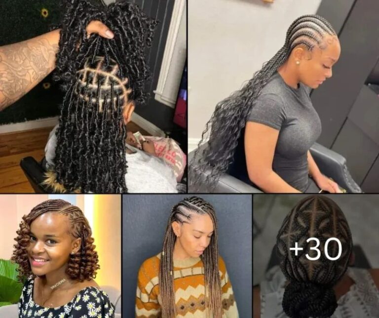 38 PICTURES: Latest Hairstyles for Ladies – African braids