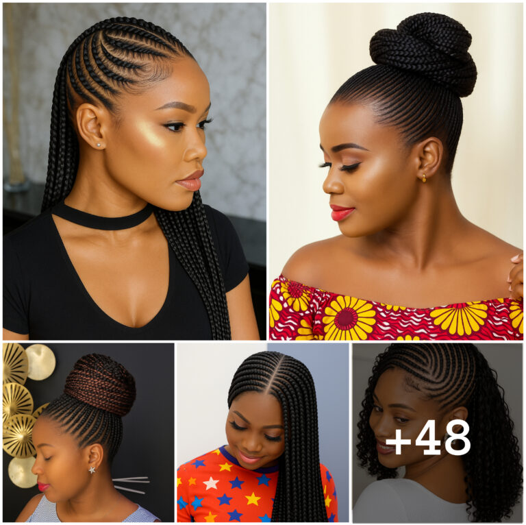 48 PHOTOS:  Ghana Braids Hairstyles