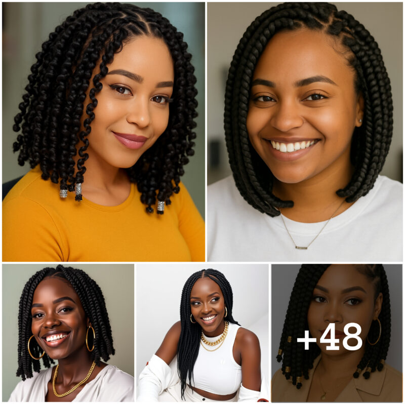 48 PHOTOS: Short Box Braids Hairstyles