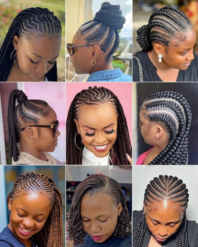 50 PHOTOS: Luxury braided hairstyles – Professional cornrow hairstyles ‎