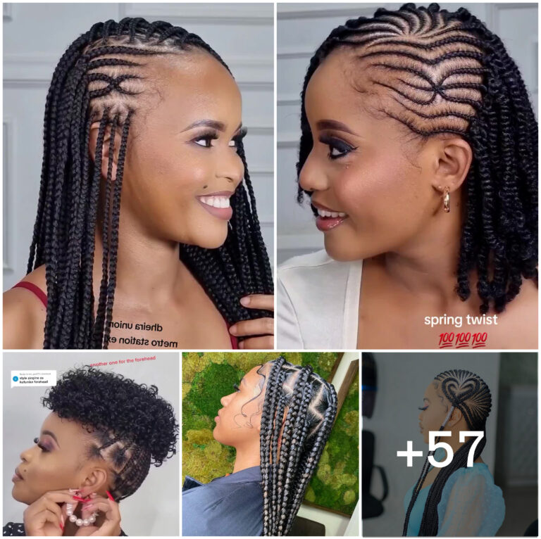 57 PHOTOS: Professional cornrow hairstyles + Knotless braids ‎