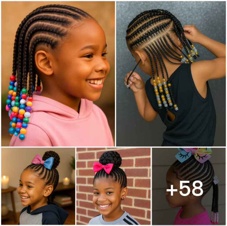 58 PHOTOS Kids’ Cornrow Hairstyles + African Kids’ Hairstyles