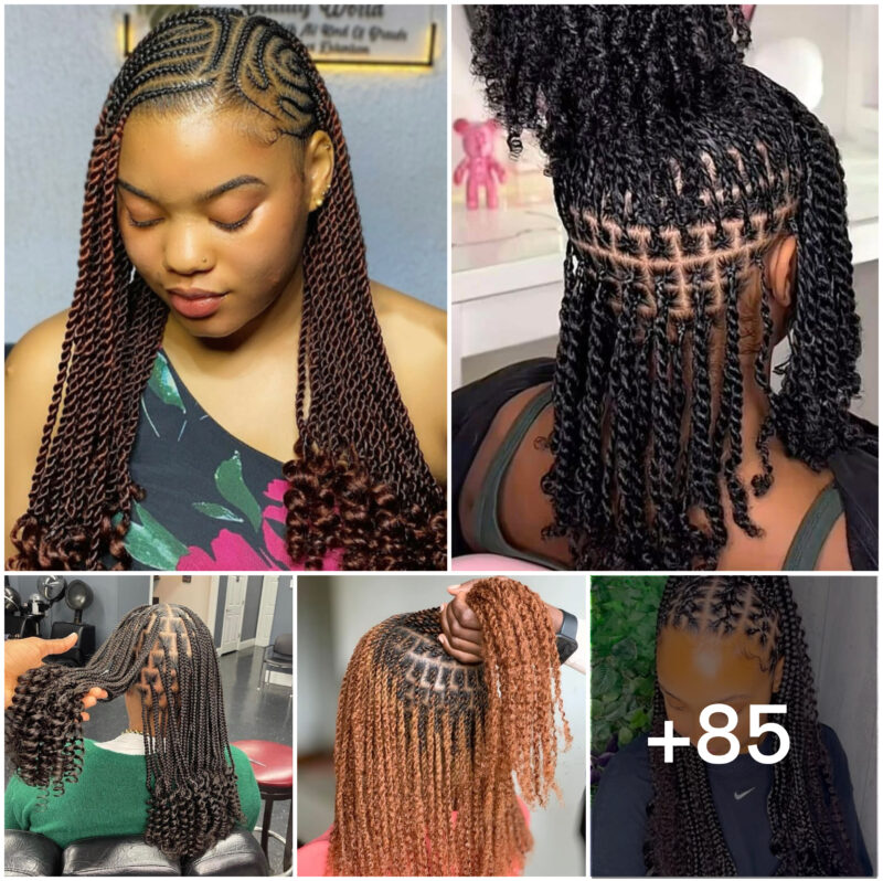 85 PHOTOS: Cute Looking Braids For Ladies – Knotless & Twists ‎