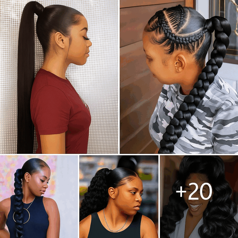 20 PHOTOS: Cute ponytail hairstyles for long hair ‎